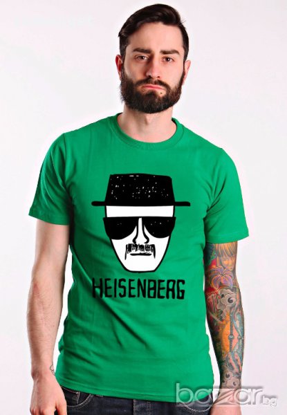 НОВО! Мъжки тениски BREAKING BAD с HEISENBERG принт! Поръчай тениска по твой дизайн!, снимка 1