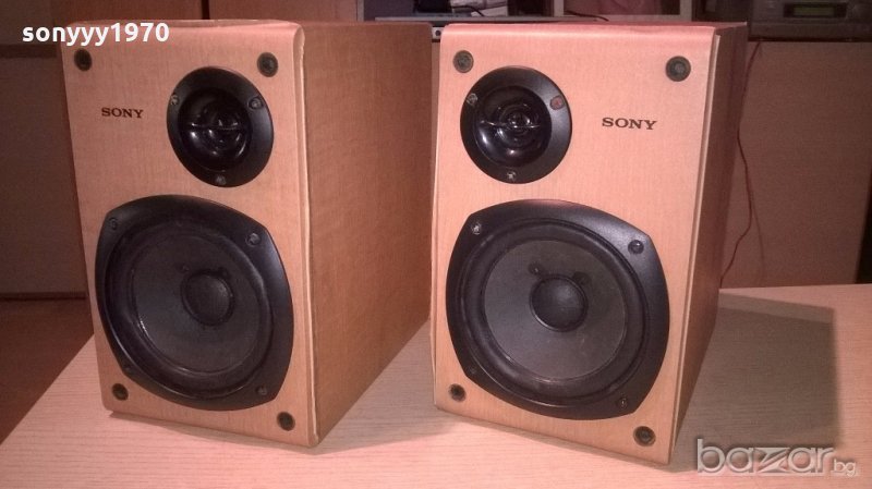 sony ss-ccp1-тонколони 2бр-26х24х15см-внос швеицария, снимка 1