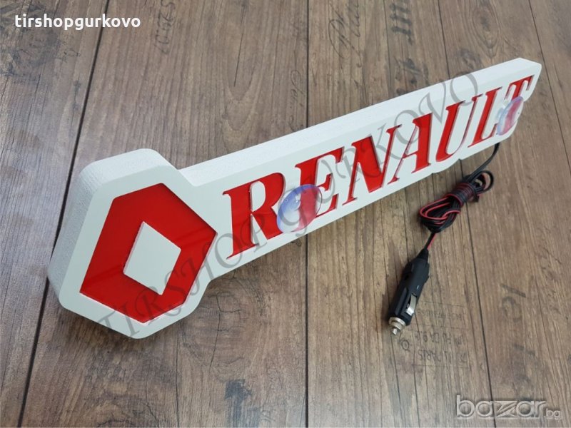 Светеща 3D табела Рено/Renault, снимка 1