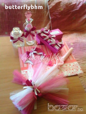 Комплект за кръщене  ръчна изработка 