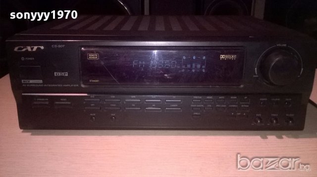 Cat-receiver 6 chanel-изход и за събуфер-внос швеицария, снимка 2 - Ресийвъри, усилватели, смесителни пултове - 13248043