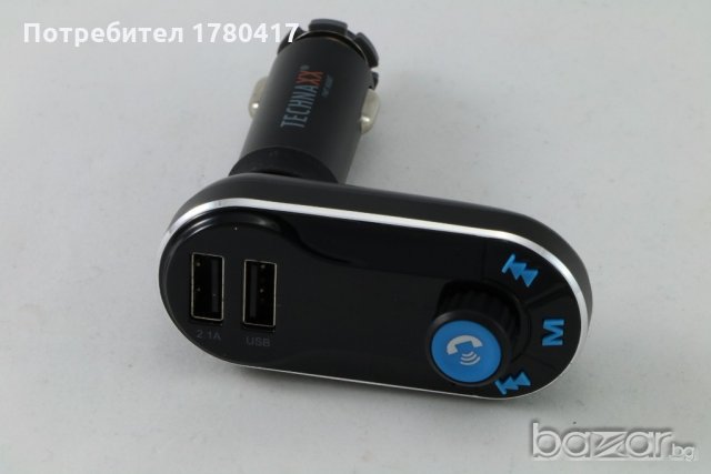 Bluetooth FM трансмитер 12 - 24 V, нов, немски Technaxx, внос от Германия, снимка 5 - Аксесоари и консумативи - 20189193