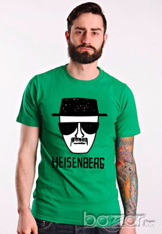 НОВО! Мъжки тениски BREAKING BAD с HEISENBERG принт! Поръчай тениска по твой дизайн!