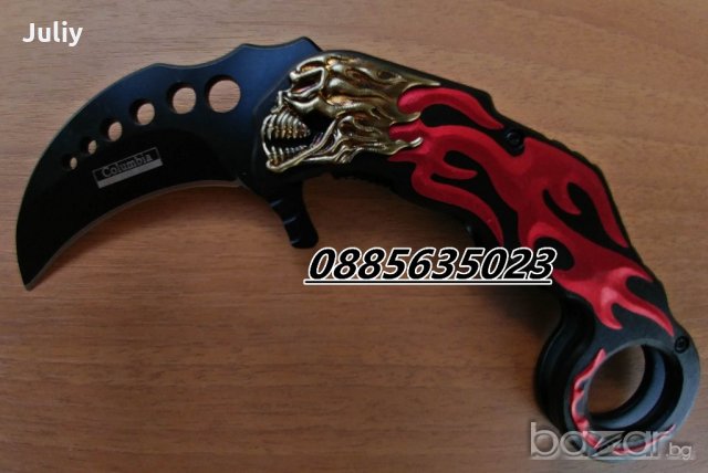 Карамбит  TAC FORCE TF-747BL, снимка 2 - Ножове - 18183954