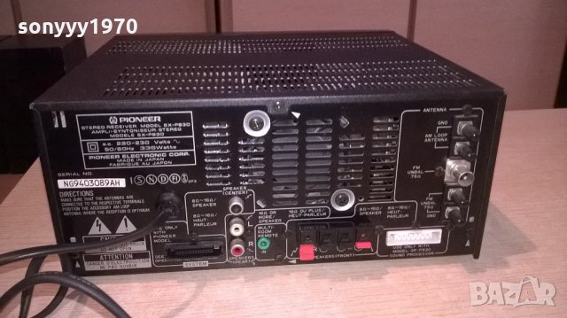 поръчан-pioneer sx-p930 stereo receiver-made in japan, снимка 15 - Тонколони - 22117322