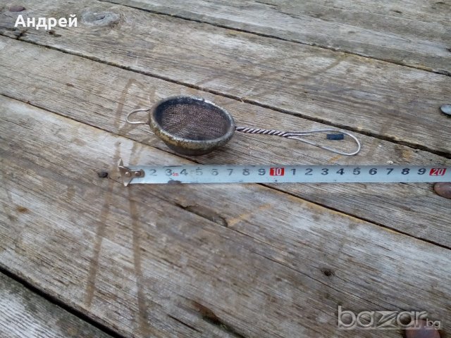 Цедка,цедилка, снимка 3 - Антикварни и старинни предмети - 16772993