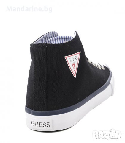 ПРОМО 🍊 GUESS 41-42-43 номер 🍊 Черни мъжки обувки с лого на марката нови с кутия, снимка 6 - Кецове - 25959058