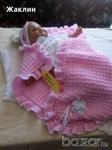 Бебешка пелена Розово облаче за новородени бебета, снимка 14 - Други - 19007614