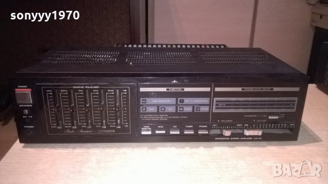 fisher ca-60 amplifier-made in japan-за ремонт-внос швеицария