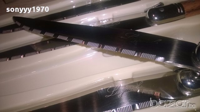 Laguiole-6бр маркови ножа-нови и в опаковка-внос швеицария, снимка 10 - Колекции - 16886694