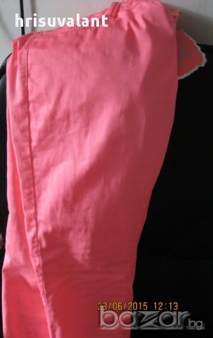 Слим модел панталон в розово. Намален, снимка 2 - Панталони - 11076877