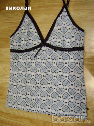 Key памучни потничета на сърца, снимка 2 - Потници - 13464395