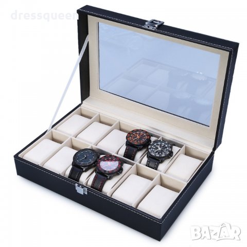 1757 Луксозна кутия за 12 броя часовници, снимка 1 - Мъжки - 24746817