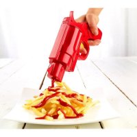 Пистолет за кетчуп горчица дозатор за сосове и глазури диспенсър, снимка 4 - Прибори за хранене, готвене и сервиране - 25649348
