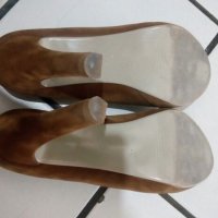 Велурени обувчици, снимка 3 - Дамски обувки на ток - 20240142
