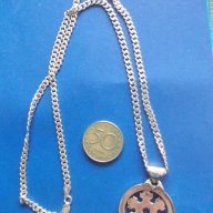 Сребърен синджир 15 , снимка 1 - Колиета, медальони, синджири - 11702636