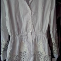 Нова бяла риза М, снимка 5 - Ризи - 25447818