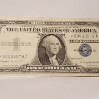 Rare $ 1 Dollar Star 1957-A / XF, снимка 4 - Нумизматика и бонистика - 19862889