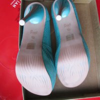 Нови обувки висок ток Feud London резеда, кожа , н.39, снимка 2 - Дамски обувки на ток - 25364281