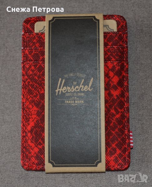 Herschel Raven Red Snake картодържател, снимка 1