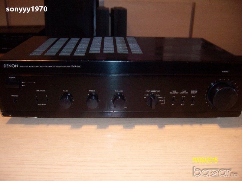 denon pma-280-stereo amplifier-внос швеицария, снимка 1