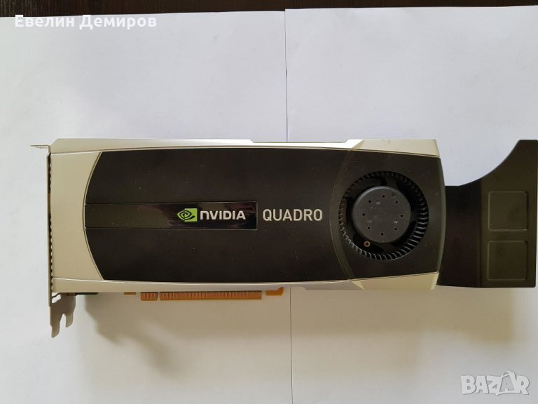 Видео карта NVIDIA Quadro 5000, 2.5GB, HP, GDDR5, 320-bit, PCI Express , снимка 1