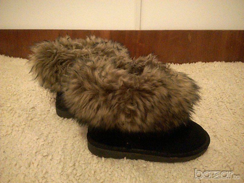 Боти UGG естествен велур естествен косъм, снимка 1