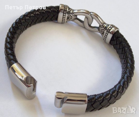 МЪЖКА КОЖЕНА ГРИВНА, снимка 3 - Гривни - 24929395