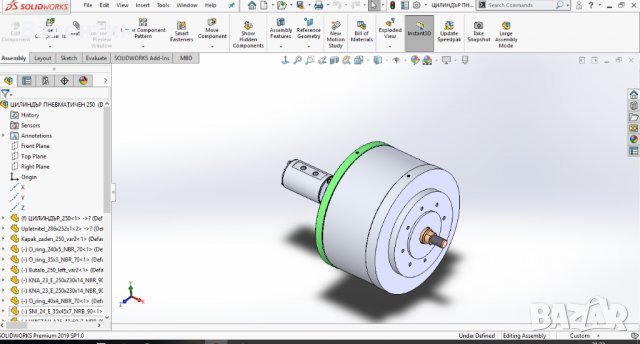 AutoCad, Solidworks щанци, шприц и пресформи, пневмоцилиндри, снимка 6 - Други услуги - 16300777
