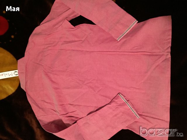 Мъжка розова памучна риза. Размер S, M, снимка 3 - Ризи - 13848445