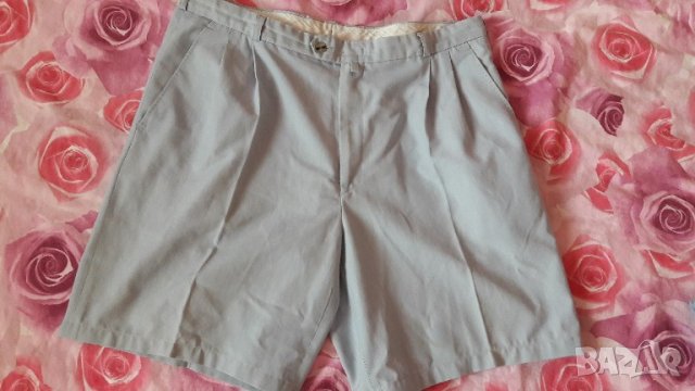 Мъжки къс панталон от светлосин плат нов № 50, снимка 1 - Къси панталони - 21633625