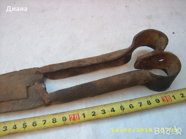 стара кована ножица за стригане на овце, снимка 7 - Антикварни и старинни предмети - 22319788