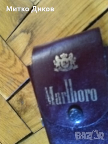 Калъвче Марлборо за цигари-за колан естествена кожа, снимка 5 - Табакери - 25179532