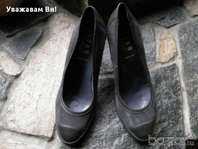G-star оригинални дамски обувки естествена кожа и велур Uk8/41, снимка 1 - Дамски обувки на ток - 8294248