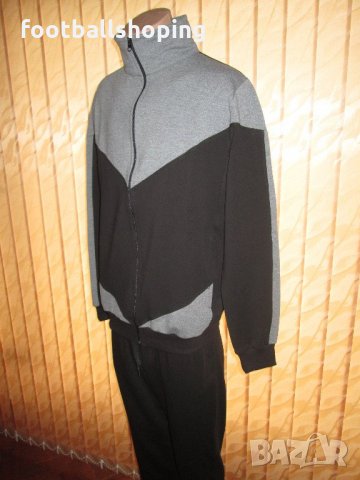 Памучни Мъжки анцузи - сиво с черно - 100% Българско производство, снимка 4 - Спортни дрехи, екипи - 21563219