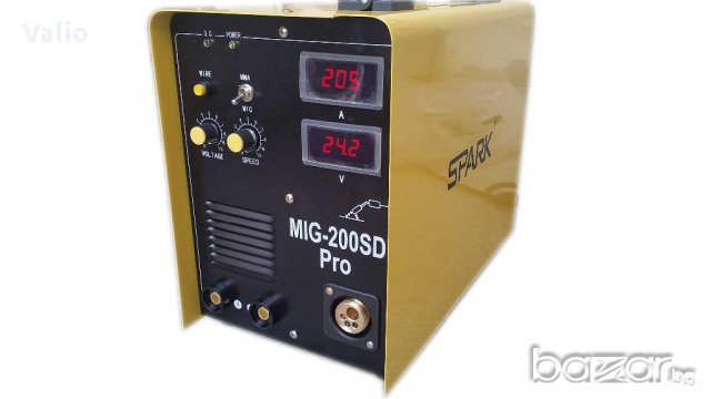 Професионален заваръчен апарат 2 в1 MIG-200SD PRO, снимка 6 - Други машини и части - 10753211