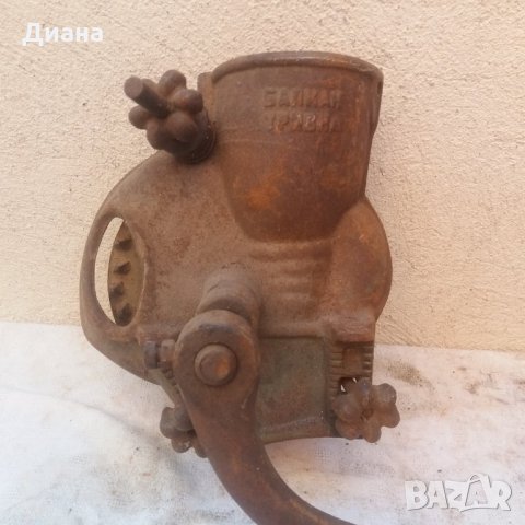Стара машинка за ронене на царевица, кокуруз , снимка 2 - Антикварни и старинни предмети - 25699978