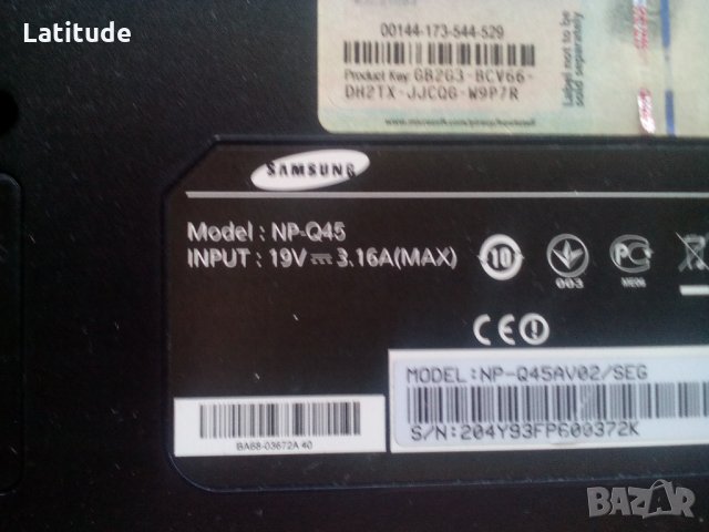 Двуядрен Samsung Q45 12.1" на части, снимка 7 - Части за лаптопи - 22085970