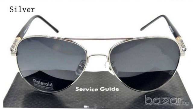Слънчеви Очила  Aviator (SILVER), снимка 5 - Слънчеви и диоптрични очила - 8495420