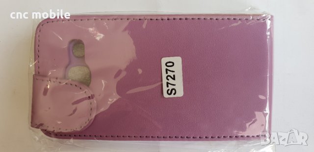 Samsung Galaxy Ace 3 - Samsung S7270 - Samsung S7272 кожен калъф, снимка 3 - Калъфи, кейсове - 25303430