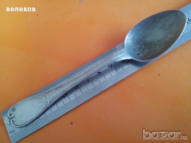 стара чаена лъжичка със щемпел на производителя, снимка 5 - Други ценни предмети - 11395764