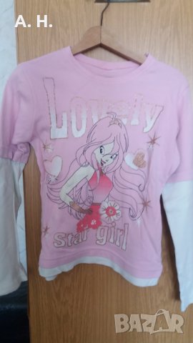 Детска розова блузка, снимка 1