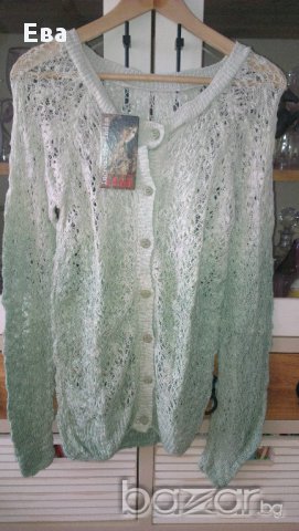 Ефирна плетена дамска лятна жилетка, индийска, с етикет, снимка 1 - Жилетки - 15191924