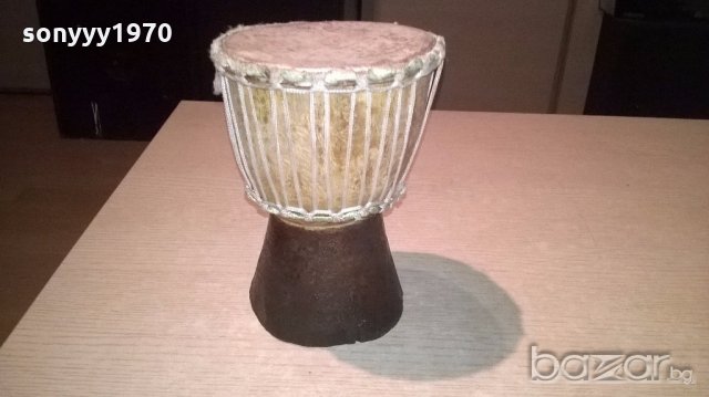 ретро тарамбука от естествени материали-20х14см-от франция, снимка 6 - Ударни инструменти - 20040961