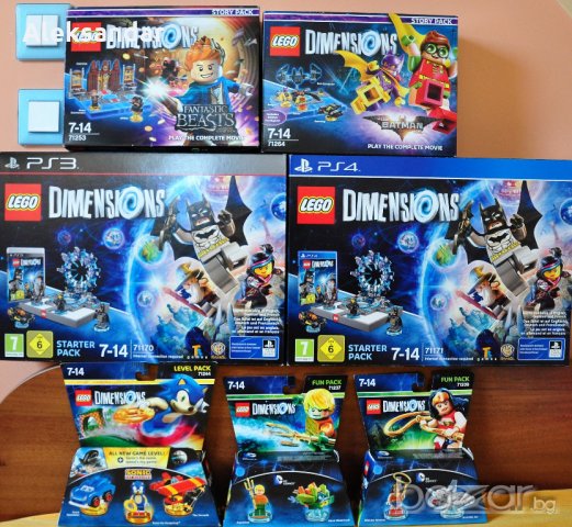 Нови ps3,ps4,Lego,Dimensions,Starter,Pack,Figures,фигури,лего,дименшън