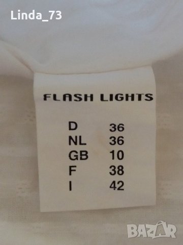 Дам.риза-"Flash Lights"-/памук/,цвят-бяла. Закупена от Италия., снимка 10 - Ризи - 22028669