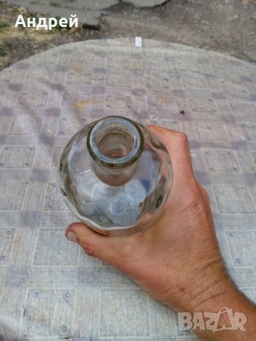 Старо аптекарско шише, снимка 4 - Антикварни и старинни предмети - 21880851