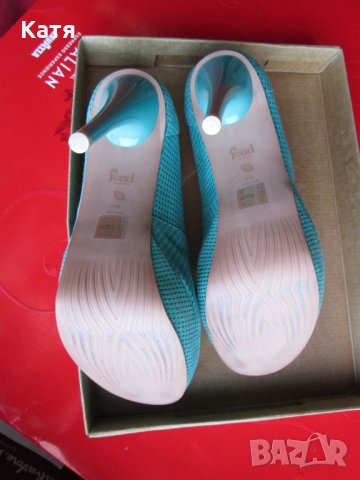 Нови обувки висок ток Feud London резеда, кожа , н.39, снимка 2 - Дамски обувки на ток - 25364281