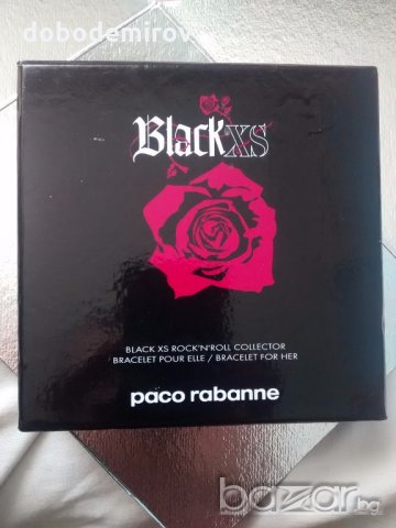 Нова колекция гривни Paco Rabanne Black XS Rock'n'Roll оригинал, снимка 2 - Гривни - 19167554