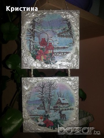 Дъски и пана с декупаж, снимка 2 - Декорация за дома - 11309674